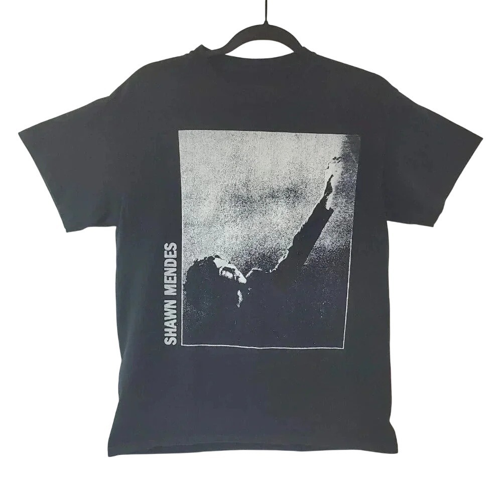 Shawn Mendes Graphic T Shirt Black Size Medium Tour Concert Merch